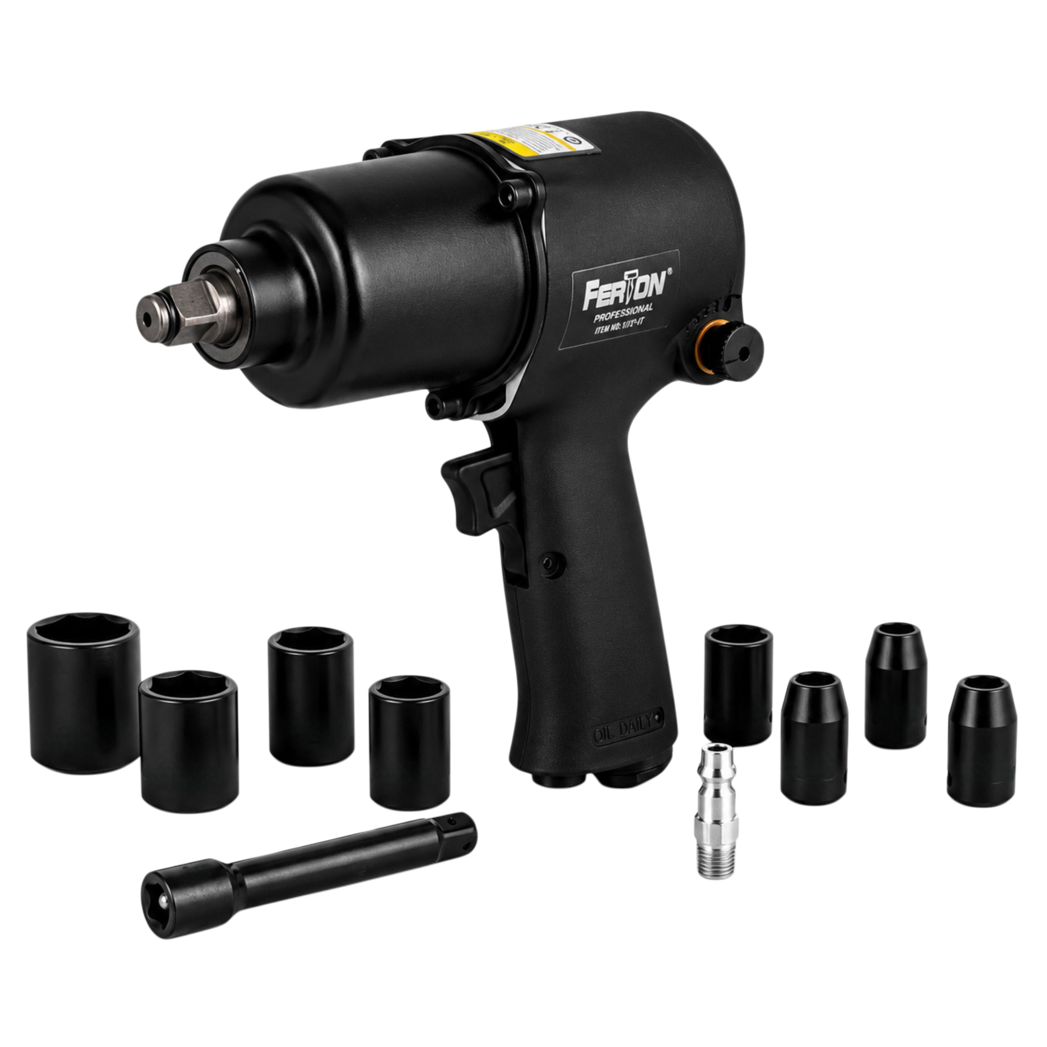 Llave de Impacto 1/2" 17 Pzs